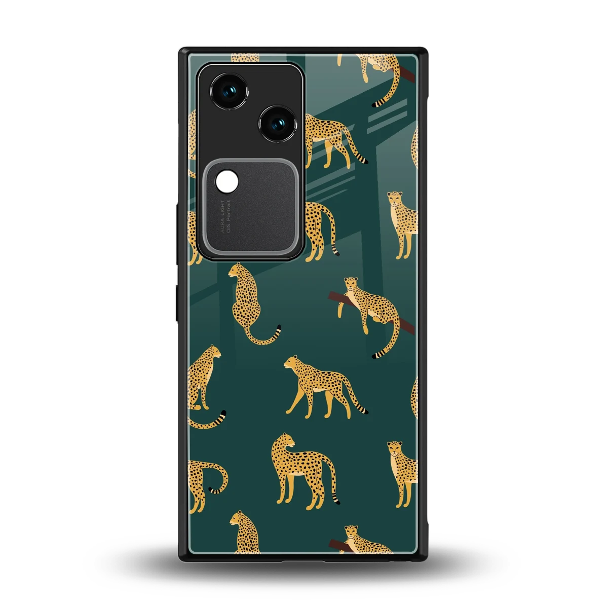 Fierce Spots back phone cover | glass case for vivo v30