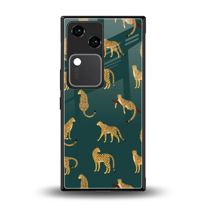 Fierce Spots back phone cover | glass case for vivo v30