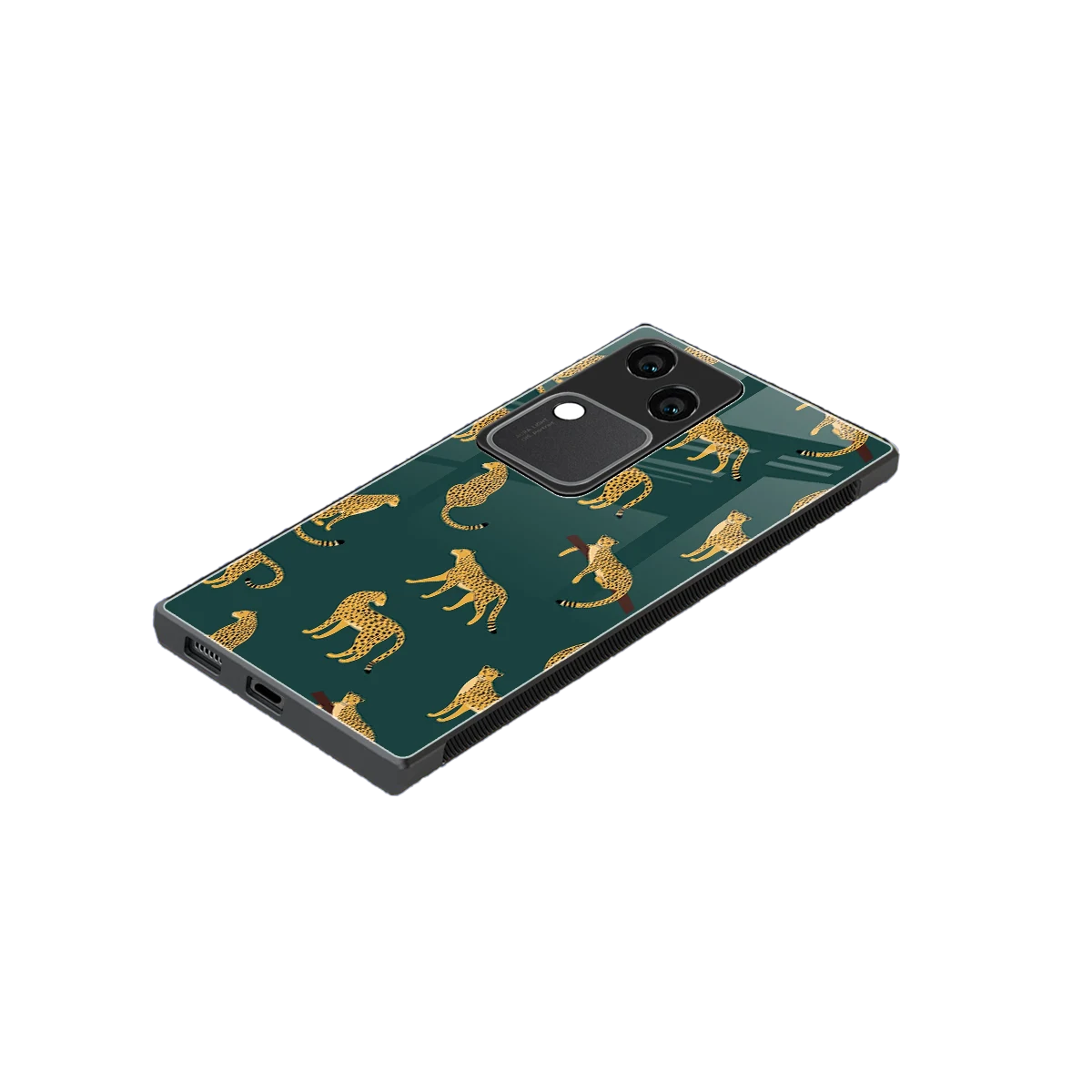 Fierce Spots stylish phone case for vivo v30 | glossy glass and slim fit