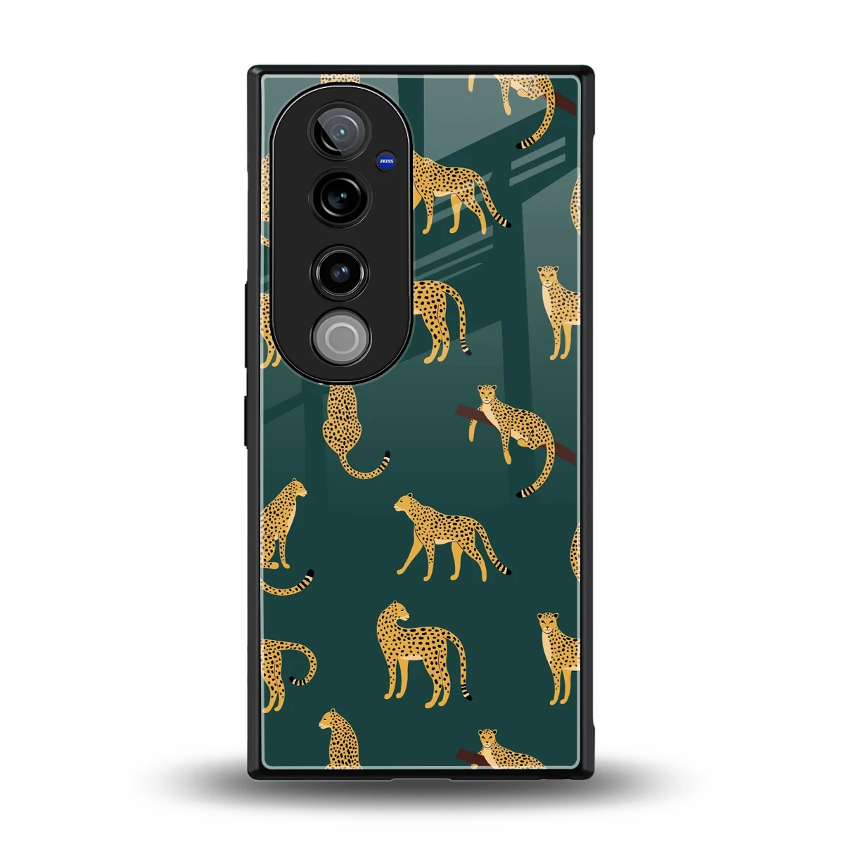 Fierce Spots back phone cover | glass case for vivo v40 pro