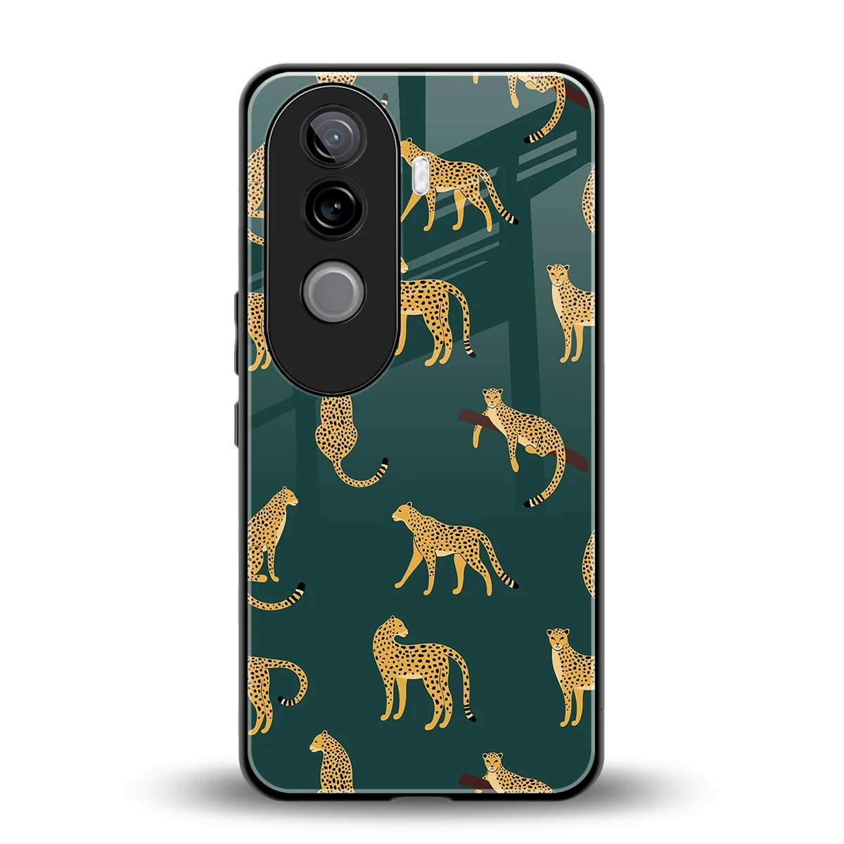 Fierce Spots back phone cover | glass case for vivo v40e