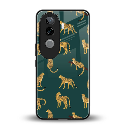 Fierce Spots back phone cover | glass case for vivo v40e