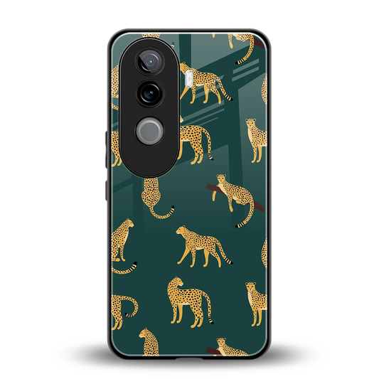 Fierce Spots back phone cover | glass case for vivo v40e