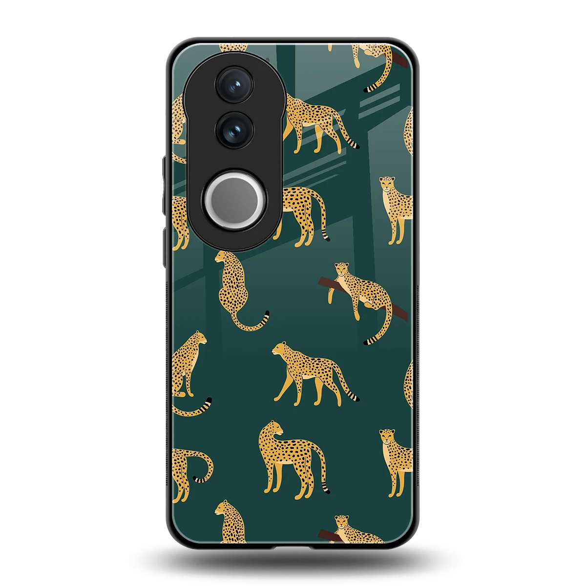 Fierce Spots back phone cover | glass case for vivo v50