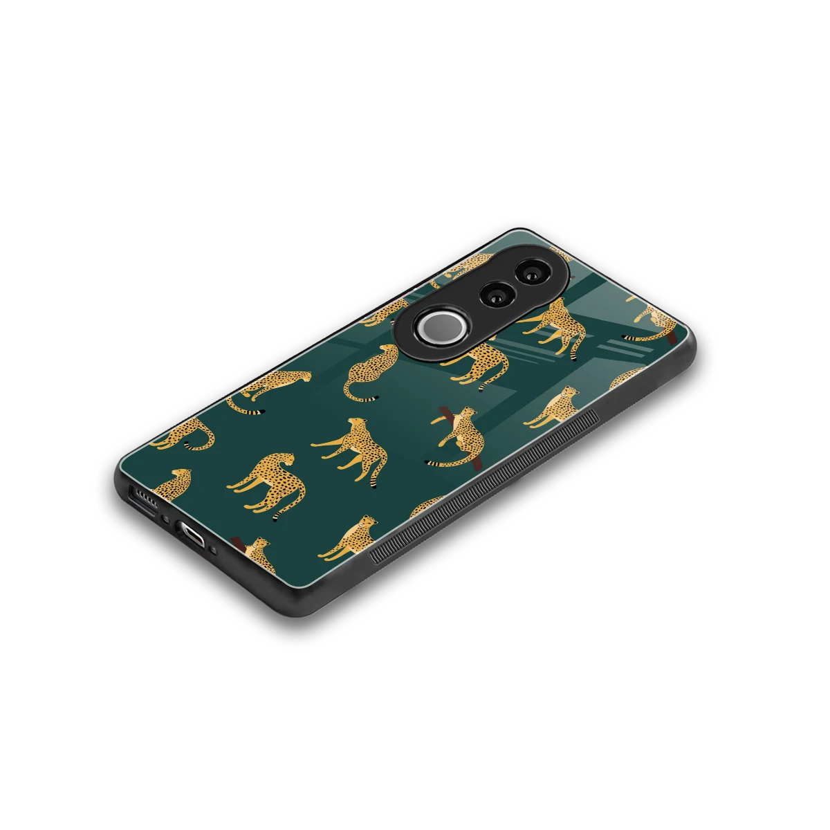 Fierce Spots stylish phone case for vivo v50 | glossy glass and slim fit