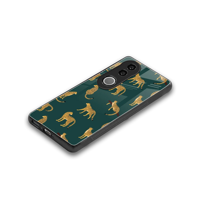 Fierce Spots stylish phone case for vivo v50 | glossy glass and slim fit
