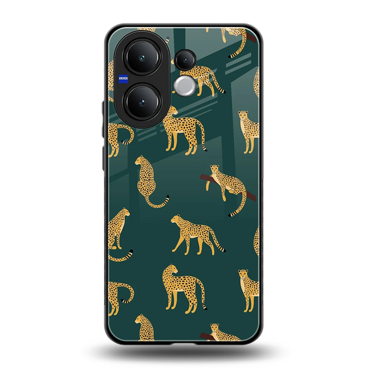 Fierce Spots back phone cover | glass case for vivo v60