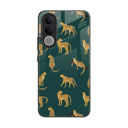 Fierce Spots back phone cover | glass case for vivo v70 fe