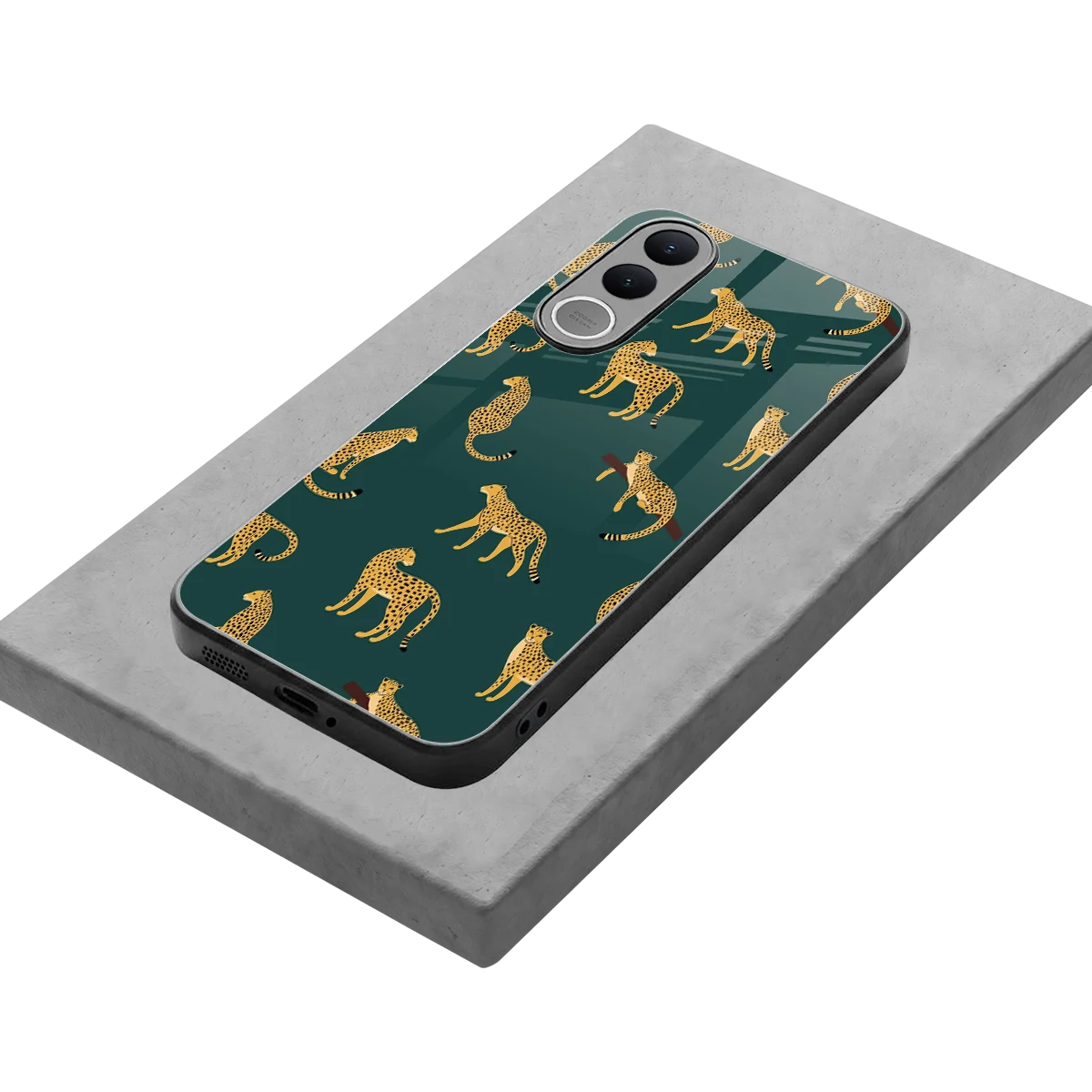Fierce Spots stylish phone case for vivo v70 fe | glossy glass and slim fit