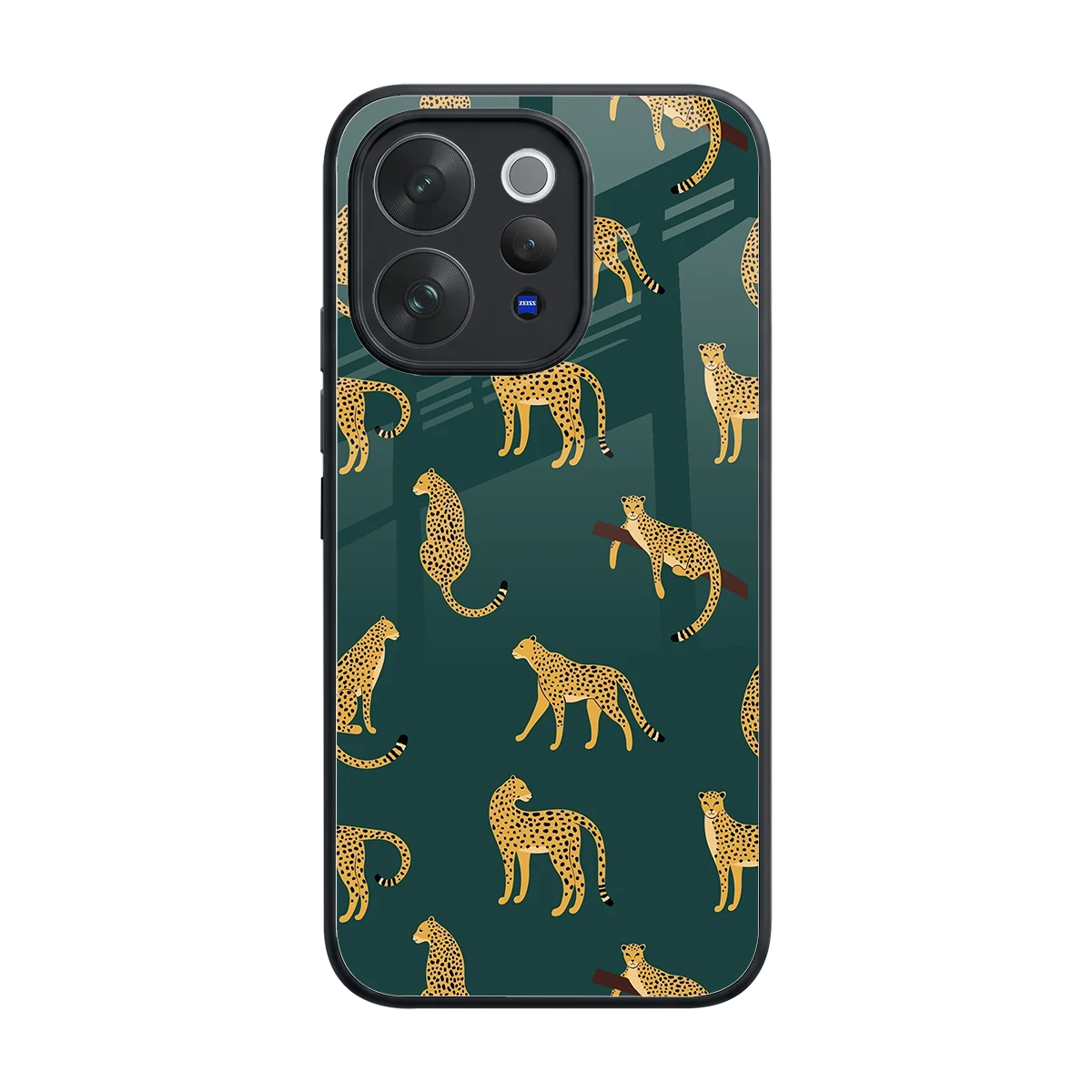 Fierce Spots back phone cover | glass case for vivo v70 elite