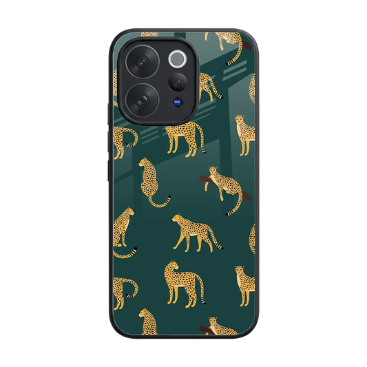 Fierce Spots back phone cover | glass case for vivo v70 elite