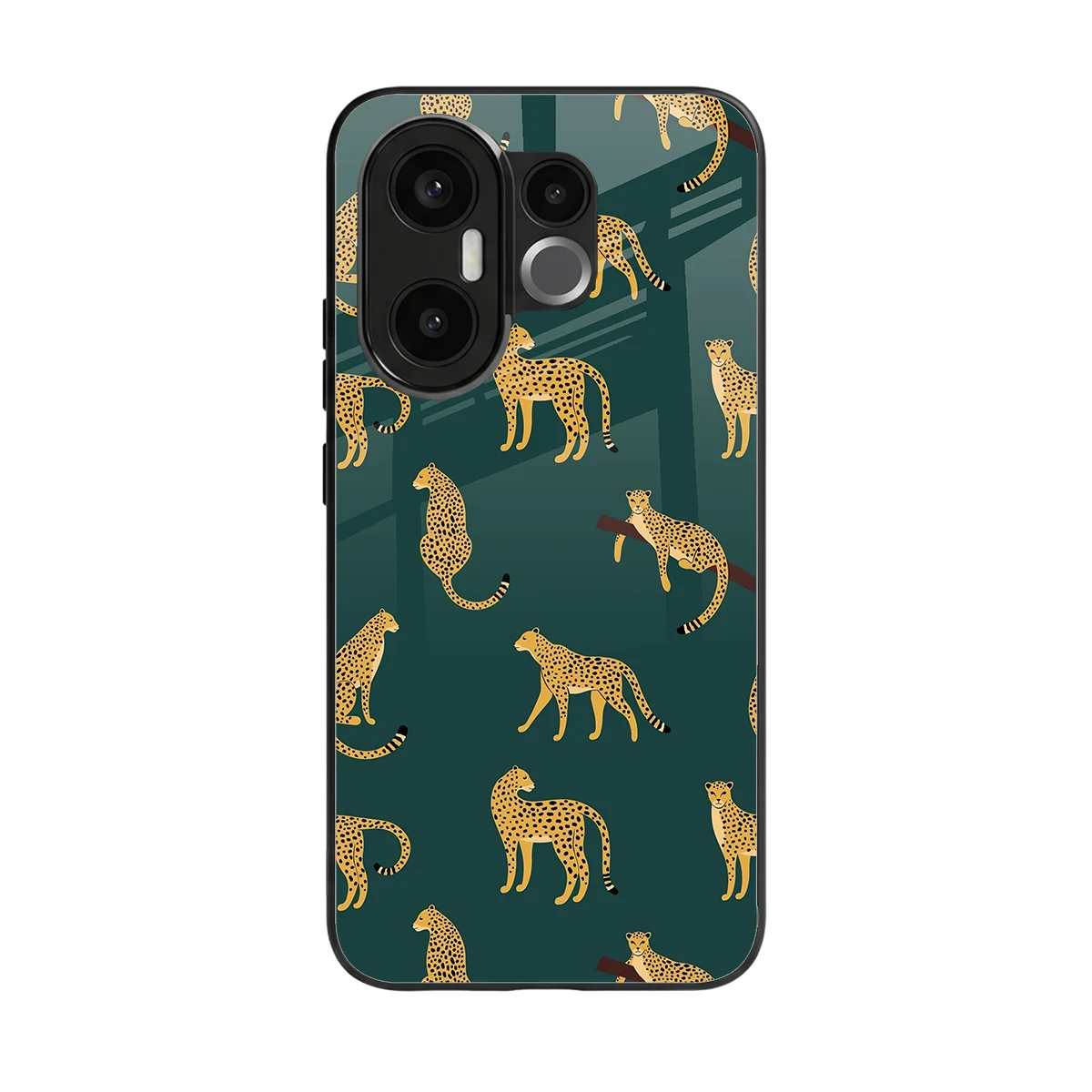 Fierce Spots back phone cover | glass case for vivo x200 fe
