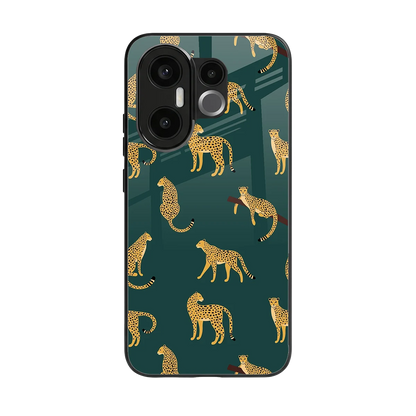 Fierce Spots back phone cover | glass case for vivo x200 fe