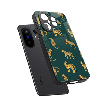 Fierce Spots sleek vivo x200 fe cover with tempered glass back and TPU edges