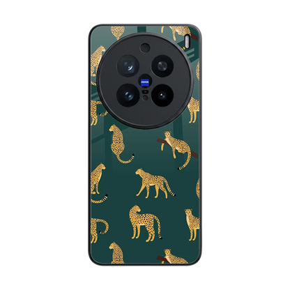 Fierce Spots back phone cover | glass case for vivo x200 pro