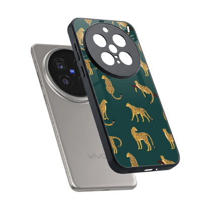 Fierce Spots sleek vivo x200 pro cover with tempered glass back and TPU edges
