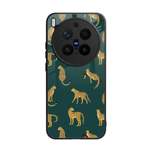 Fierce Spots back phone cover | glass case for vivo x300 pro