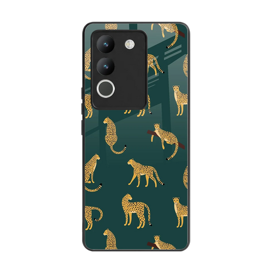 Fierce Spots back phone cover | glass case for vivo y200 5g