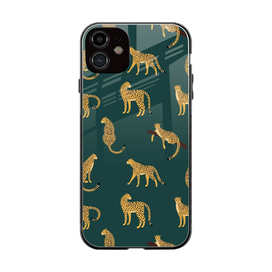 Fierce Spots back phone cover | glass case for iphone 11