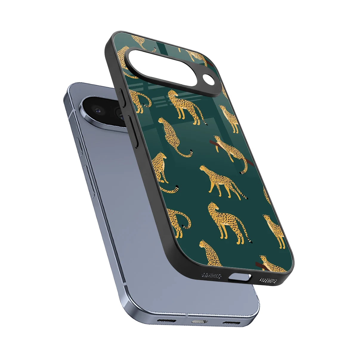 Fierce Spots sleek google pixel 10 cover with tempered glass back and TPU edges