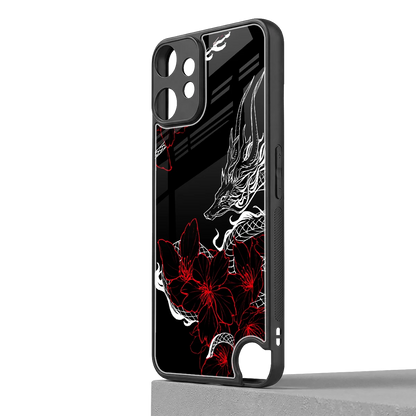 Fiery Petals cmf nothing phone 2 pro mobile cover | shockproof glass phone case