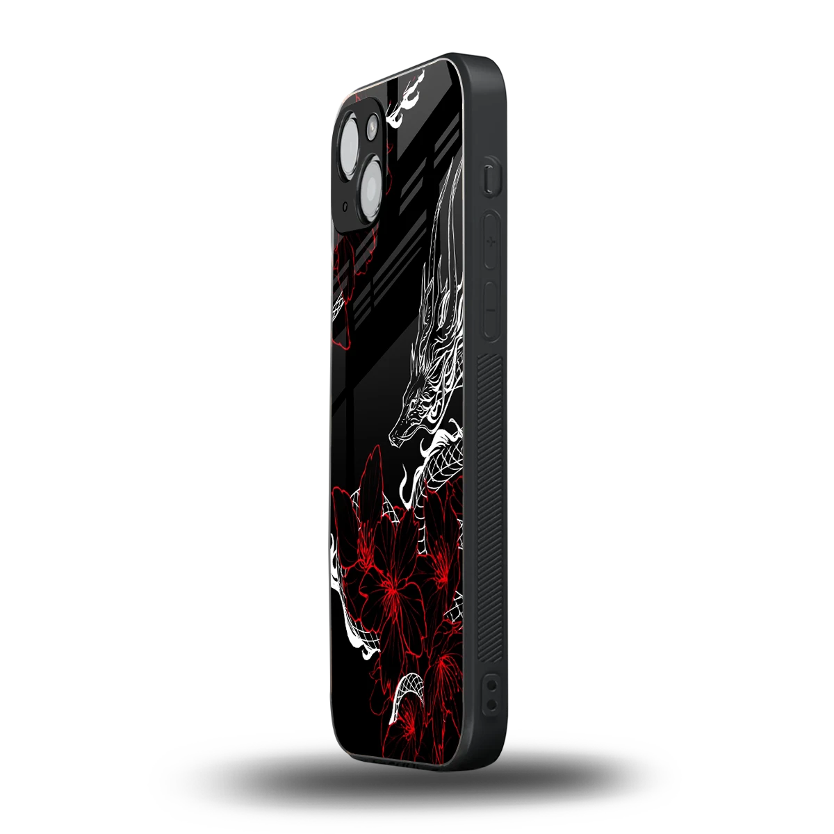 Fiery Petals iphone 13 mobile cover | shockproof glass phone case