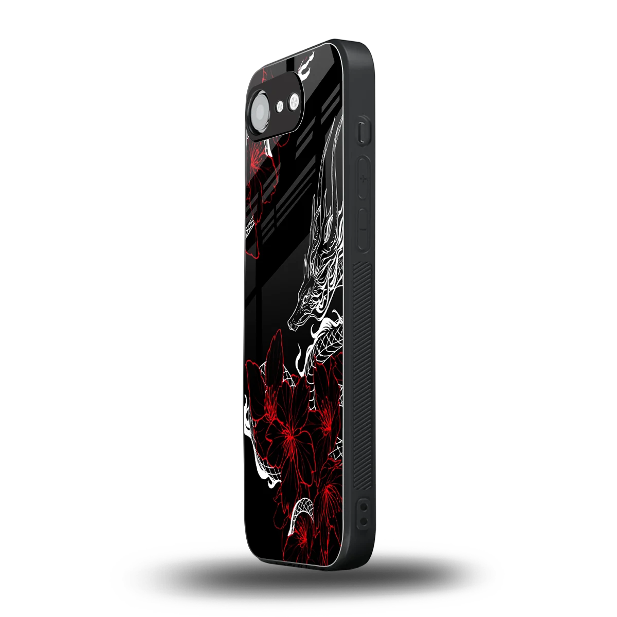 Fiery Petals iphone 17e mobile cover | shockproof glass phone case