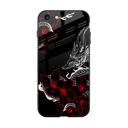 Fiery Petals back phone cover | glass case for iphone 6s