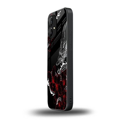 Fiery Petals nothing phone 1 mobile cover | shockproof glass phone case