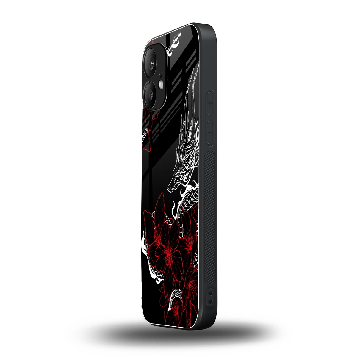 Fiery Petals nothing phone 2 mobile cover | shockproof glass phone case