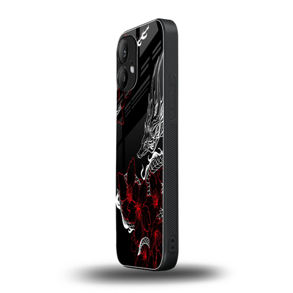Fiery Petals nothing phone 2 mobile cover | shockproof glass phone case