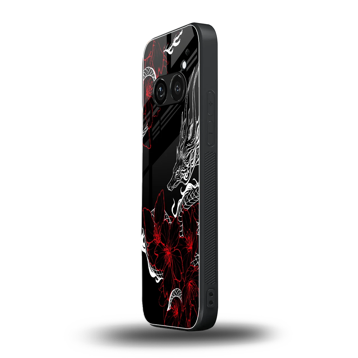 Fiery Petals nothing phone 2a mobile cover | shockproof glass phone case