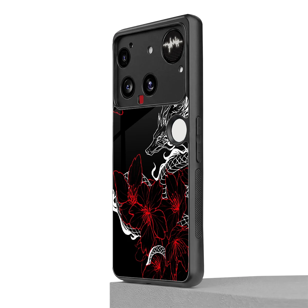 Fiery Petals nothing phone 3 mobile cover | shockproof glass phone case