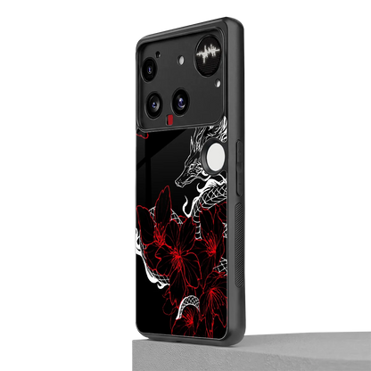 Fiery Petals nothing phone 3 mobile cover | shockproof glass phone case
