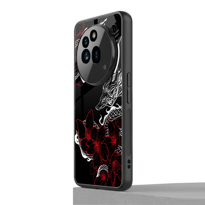 Fiery Petals nothing phone 3a pro mobile cover | shockproof glass phone case