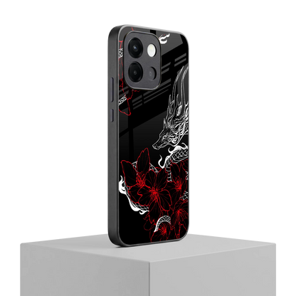 Fiery Petals oneplus 13s mobile cover | shockproof glass phone case