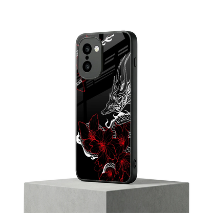 Fiery Petals oneplus 15r mobile cover | shockproof glass phone case