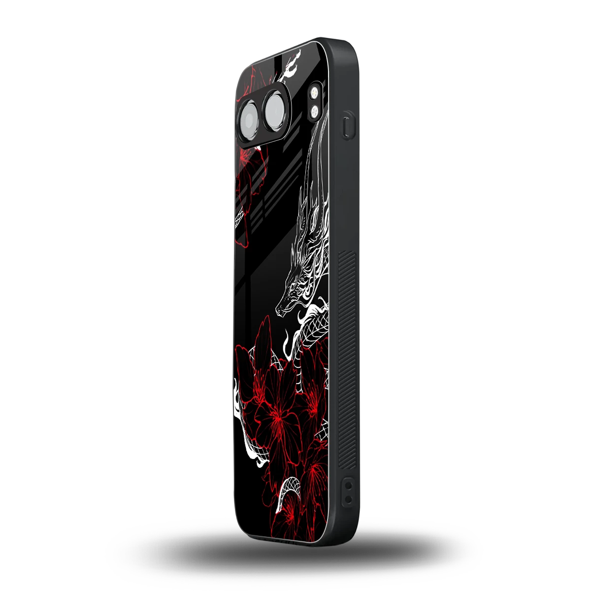 Fiery Petals oneplus nord 4 mobile cover | shockproof glass phone case