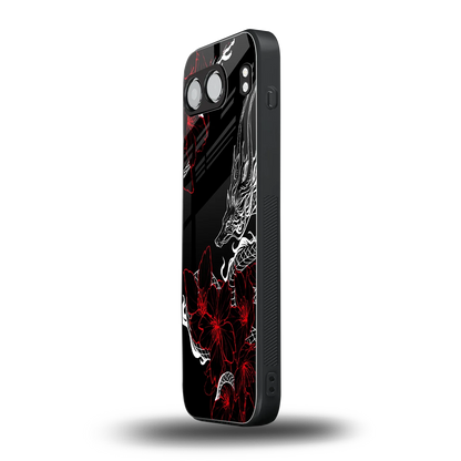 Fiery Petals oneplus nord 4 mobile cover | shockproof glass phone case