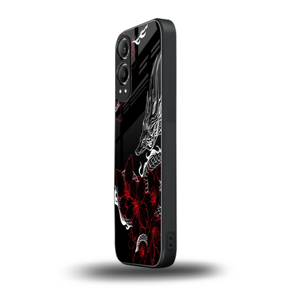 Fiery Petals oneplus nord ce 4 lite mobile cover | shockproof glass phone case
