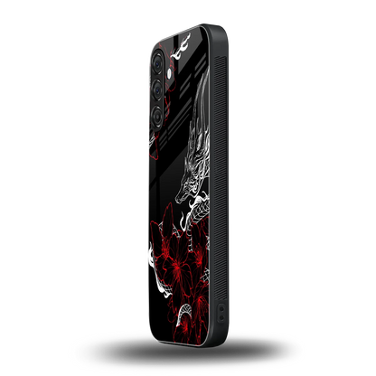 Fiery Petals samsung galaxy a36 5g mobile cover | shockproof glass phone case