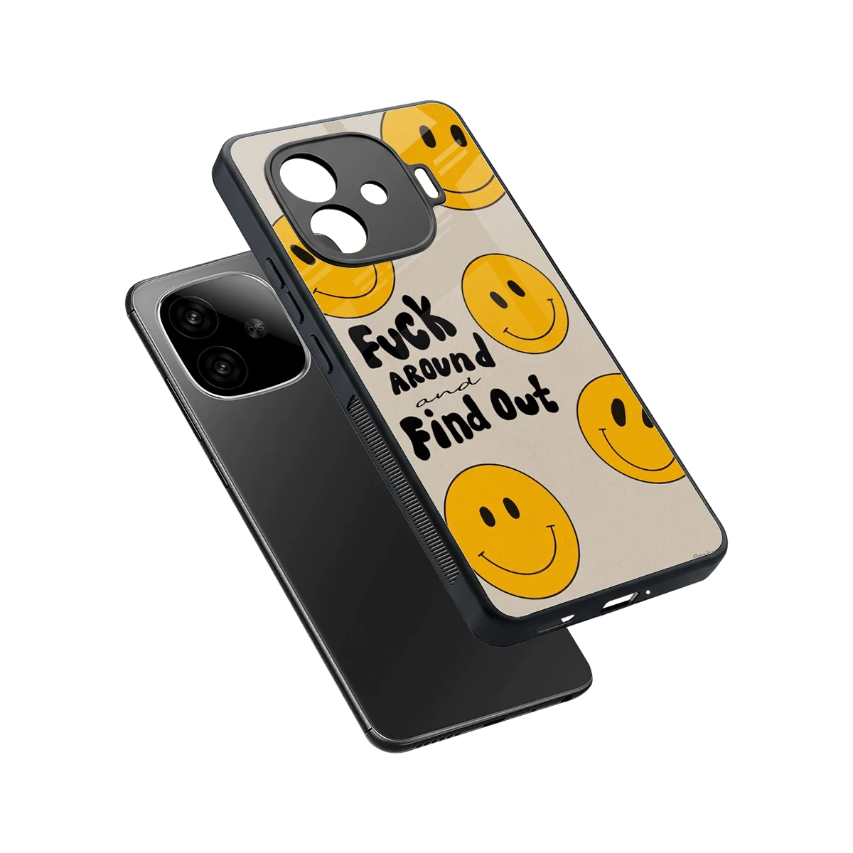 Find Out sleek iqoo neo 10r 5g cover with tempered glass back and TPU edges