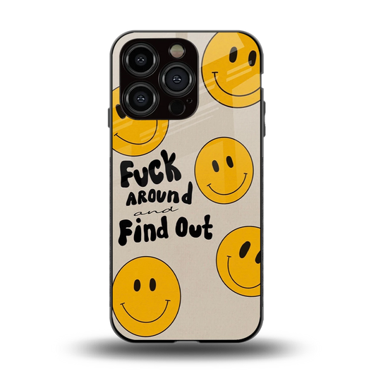 Find Out back phone cover | glass case for iphone 13 pro