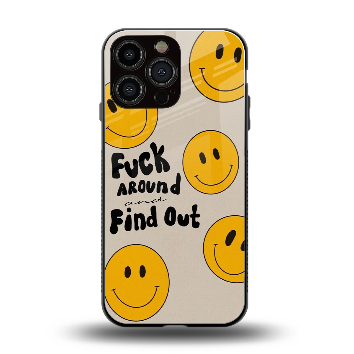 Find Out back phone cover | glass case for iphone 16 pro max