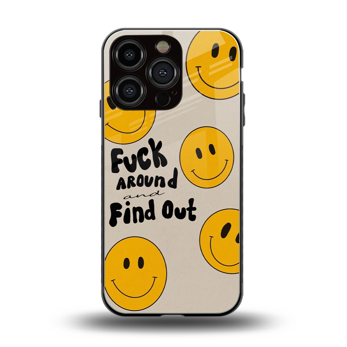 Find Out back phone cover | glass case for iphone 16 pro
