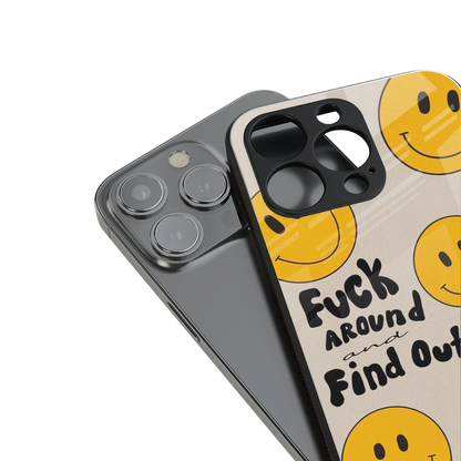 Find Out stylish phone case for iPhone 16 | glossy glass and slim fit