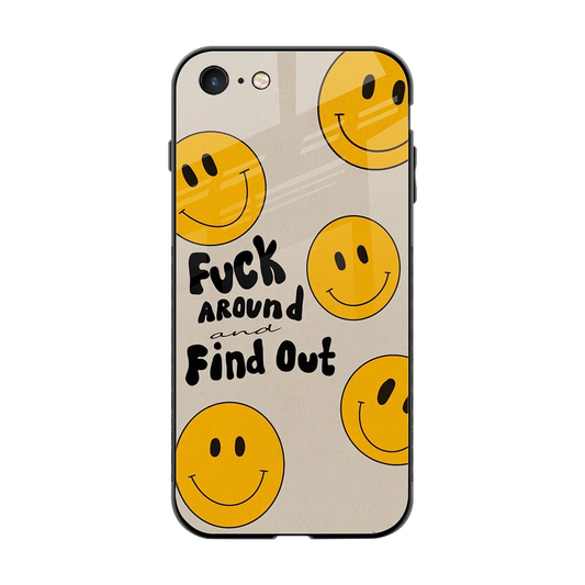 Find Out back phone cover | glass case for iphone 7