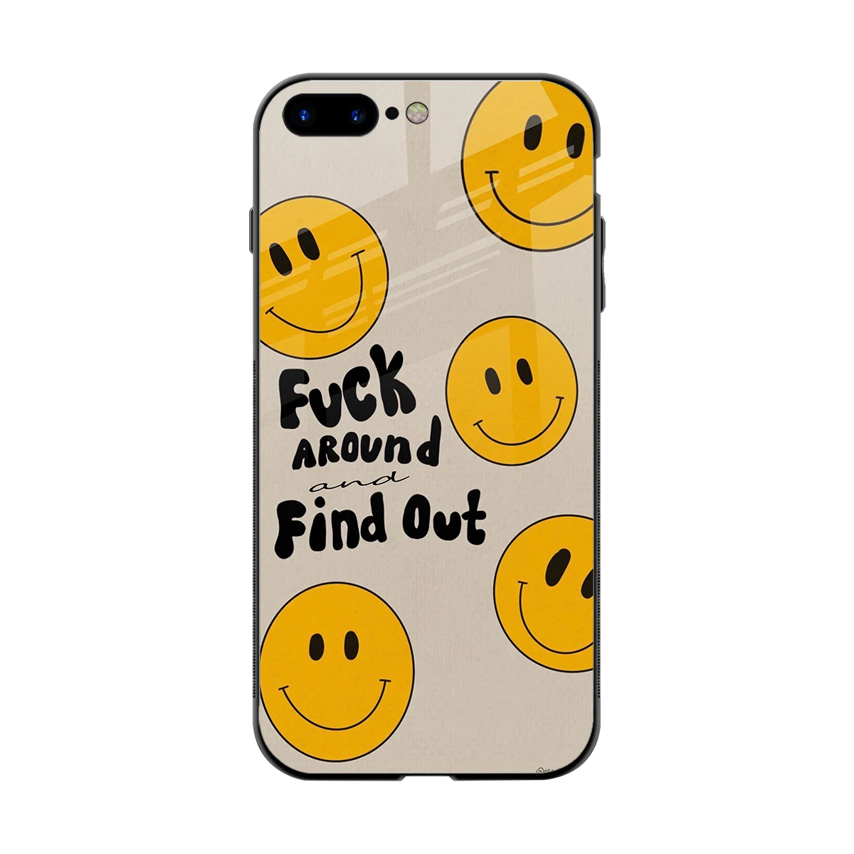 Find Out back phone cover | glass case for iphone 7 plus