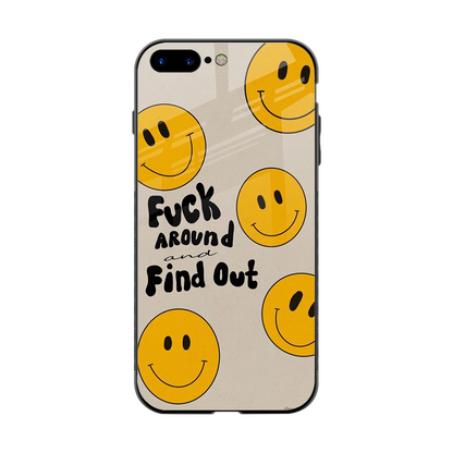 Find Out back phone cover | glass case for iphone 7 plus