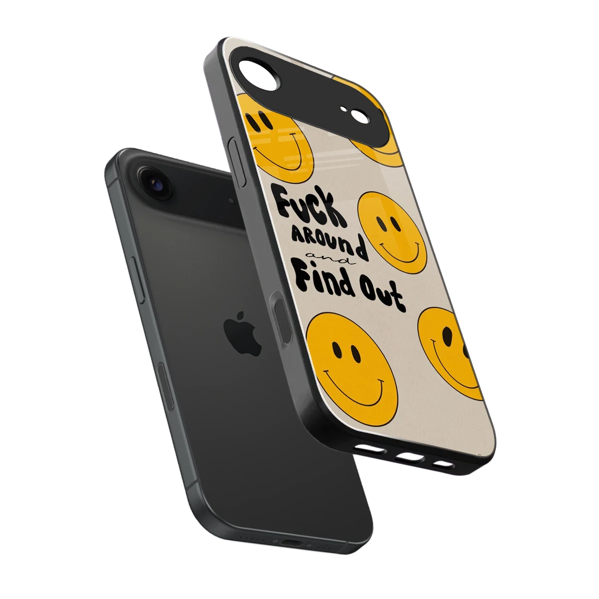 Find Out sleek iphone air cover with tempered glass back and TPU edges